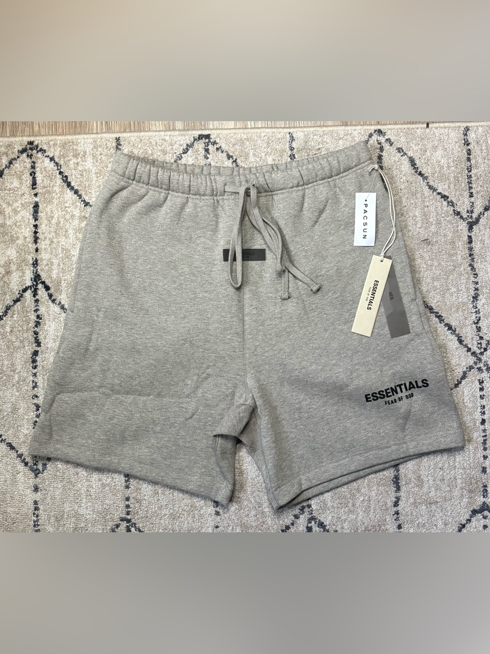 Essentials Fear Of God Dark Oatmeal Shorts Size M